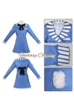 Identity V Mechanic Tracy Reznik Just Around the Corner Blue Uniform Dress Cosplay Costume